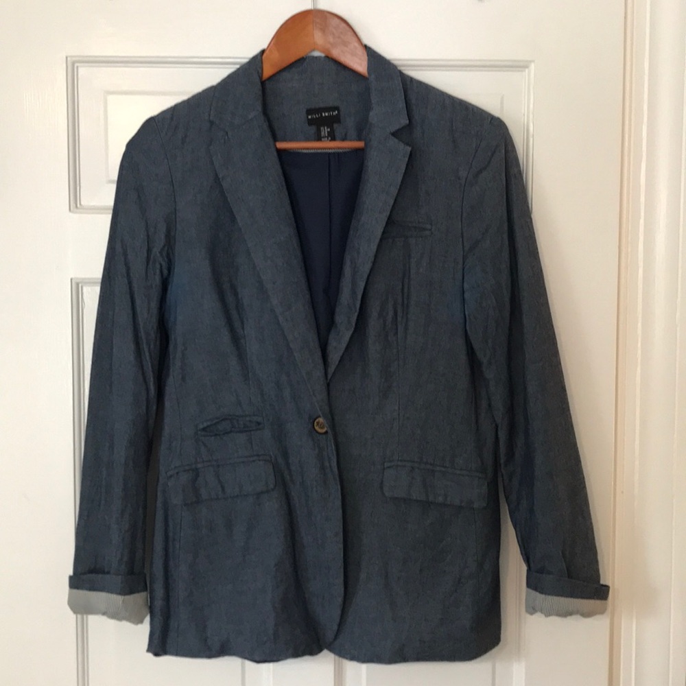 Chambray Blazer - image 1